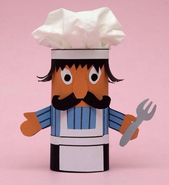 Идеи для творчества с детьми. поделки из рулончиков.