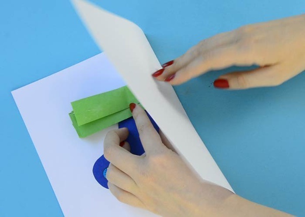 Объемная открытка «павлин»