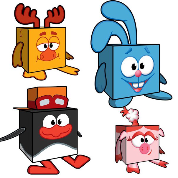 Смешарики из бумаги своими руками Смешарики из бумаги своими руками