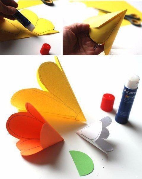 Необычная цветочная гирлянда