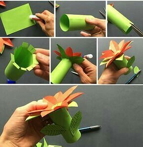 Объемный цветок Объемный цветок