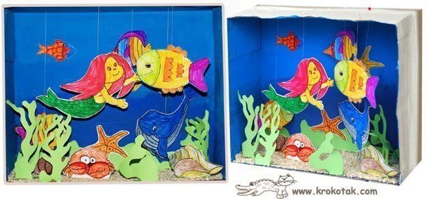 Диарамы - многослойные картины Диарамы - многослойные картины