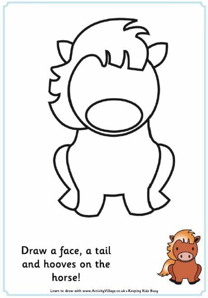 Дорисуй и раскрась по образцу Дорисуй и раскрась по образцу