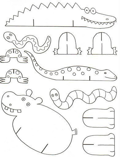 Зоопарк из картона