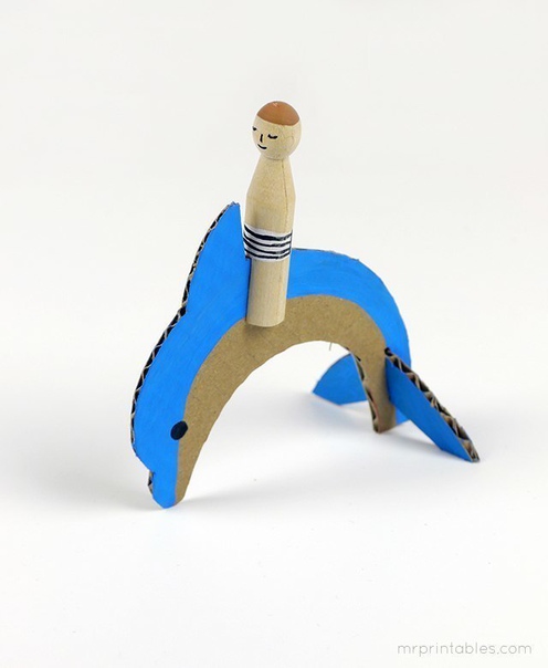 Игрушки из картона