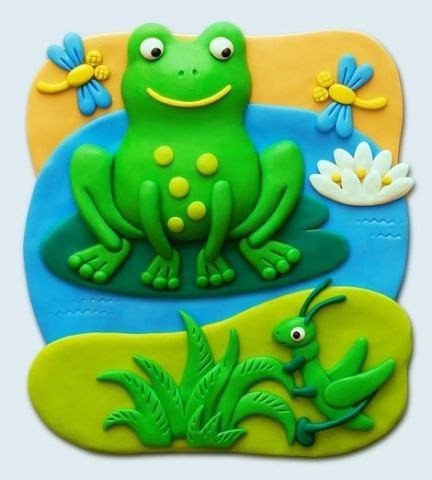 Аппликации из пластилина Аппликации из пластилина