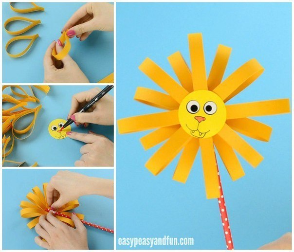 Поделки из бумажных полосок