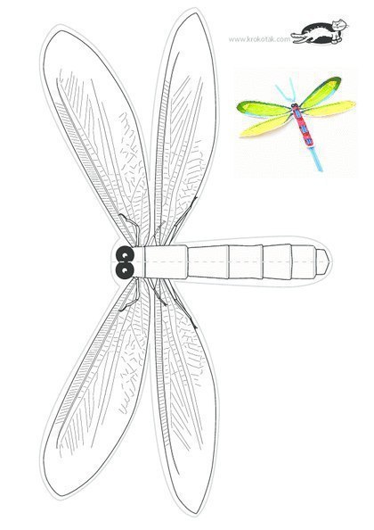 Насекомые из бумаги и коктейльных трубочек