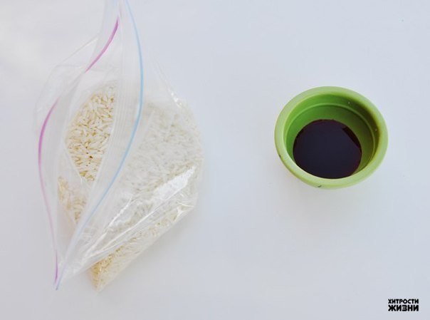 Как сделать цветной рис для творчества Как сделать цветной рис для творчества