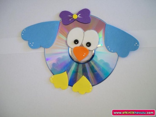 Поделки из cd-дисков