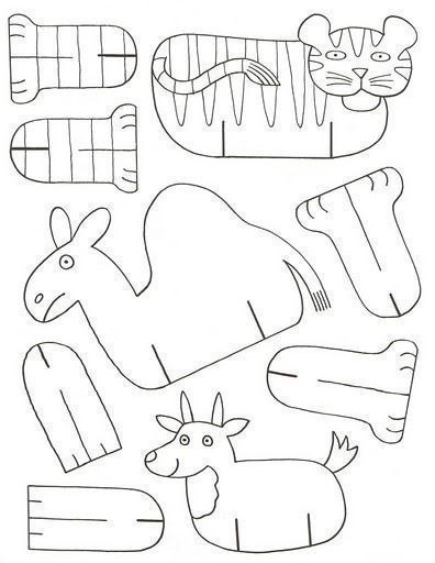 Объемные поделки “животные” Объемные поделки “животные”