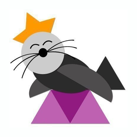 Геометрическая аппликация Геометрическая аппликация