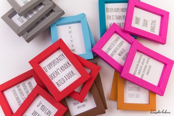 Рамки из бумаги без клея Рамки из бумаги без клея