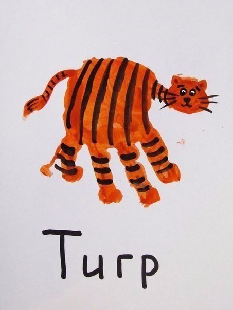 10 рисунков ладошкой