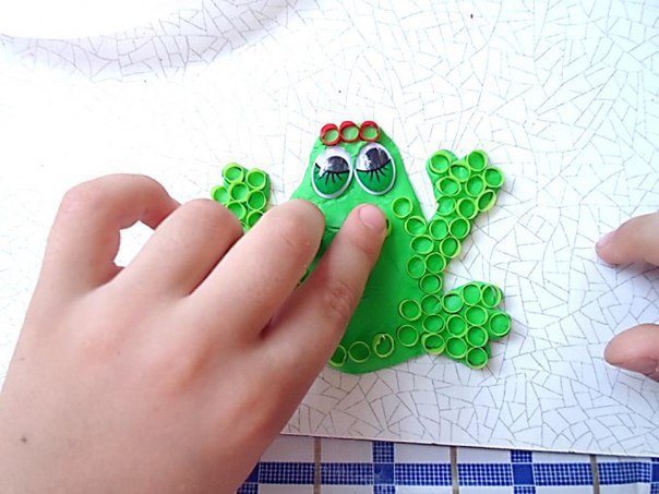 Мозаика из коктейльных трубочек