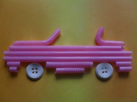 Аппликация из трубочек Аппликация из трубочек