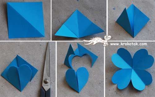 Вырезаем цветы из бумаги