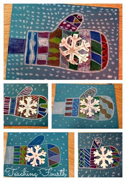 Зимние поделки &laquo;шапочки и варежки&raquo;