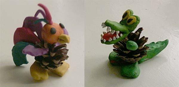 Поделки из шишек