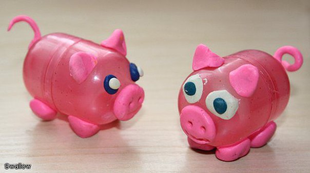 Поделки из контейнеров от киндер-сюрпризов Поделки из контейнеров от киндер-сюрпризов