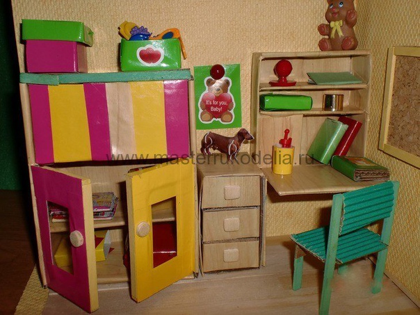 Рукоделие для детей: игрушки из картонных коробок