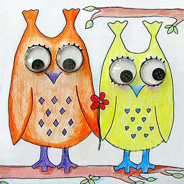 Как сделать глазки для поделок ✂