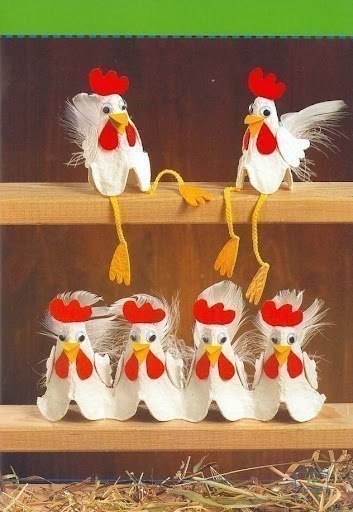 Поделки из яичных лотков Поделки из яичных лотков