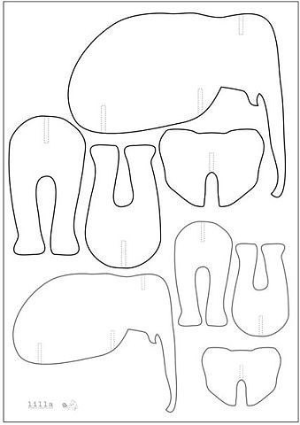 Слон из картона Слон из картона