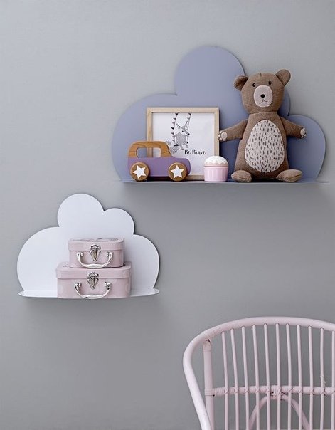 Оригинальные полочки в детскую комнату Оригинальные полочки в детскую комнату