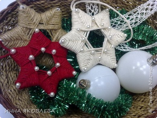 Звездочки снежинки. мастер-класс. Звездочки снежинки. мастер-класс.