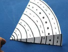 Объемная аппликация из бумаги &laquo;дождик&raquo;