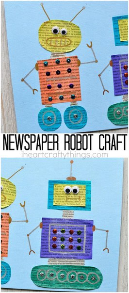 Аппликации из газет Аппликации из газет