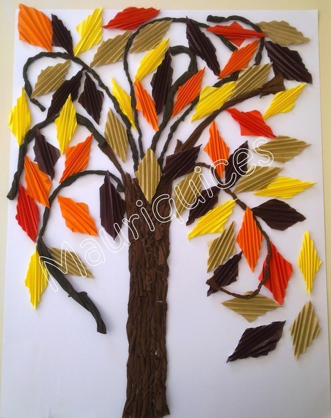 Творческое занятие для малышей "деревья осенью" Творческое занятие для малышей "деревья осенью"