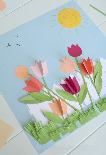 Весенние поделки для детей. яркие идеи