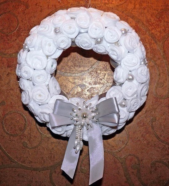 Из ватных дисков! сделайте с детьми! им понравится Из ватных дисков! сделайте с детьми! им понравится