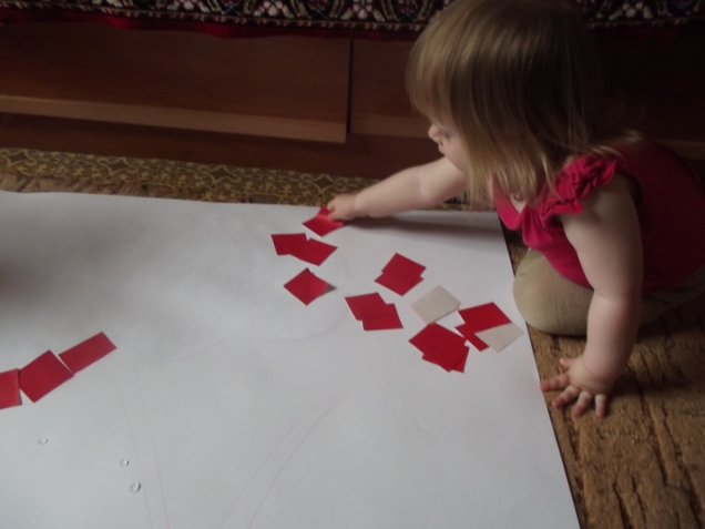 Аппликация " Цветок ". Аппликация " Цветок ".