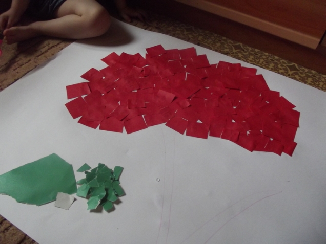 Аппликация " Цветок ". Аппликация " Цветок ".