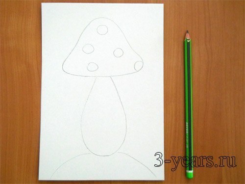 Мухомор из ниток !