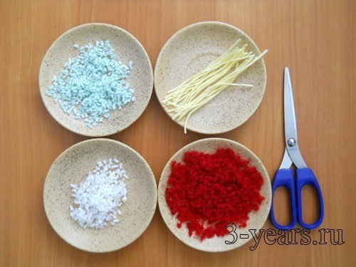 Мухомор из ниток !