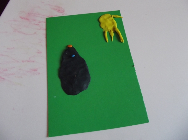 Ежики из спичек .