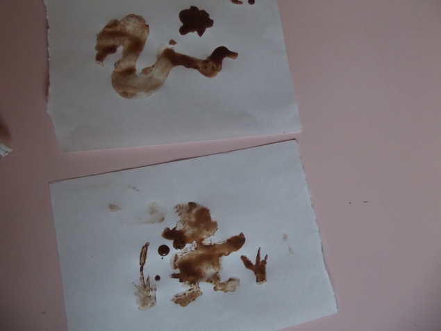 Шоколадные краски .