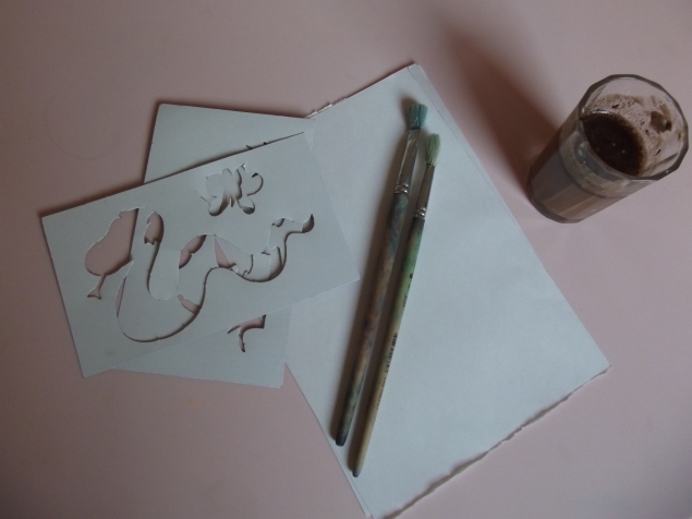 Шоколадные краски .