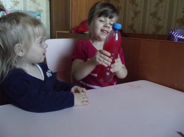 Вода с пузырьками .