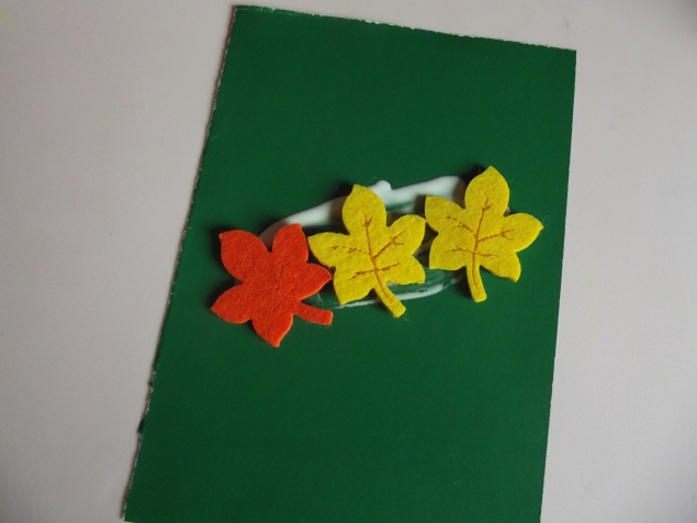 Осенняя открытка .