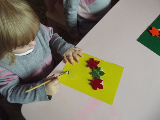 Осенняя открытка .