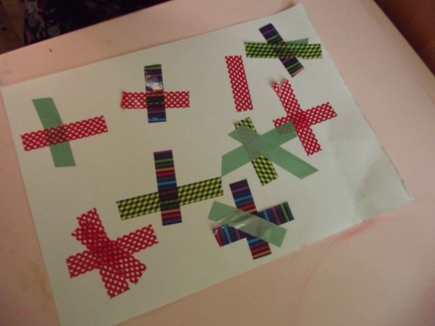 Картины из скотча .