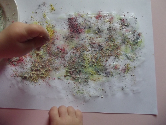 Рисуем мелом .