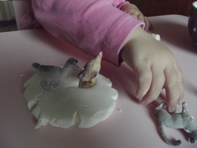 Игры с массой для лепки .