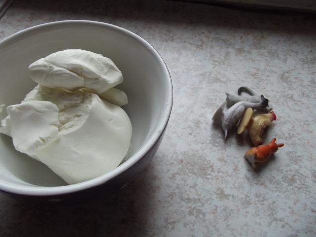 Игры с массой для лепки .