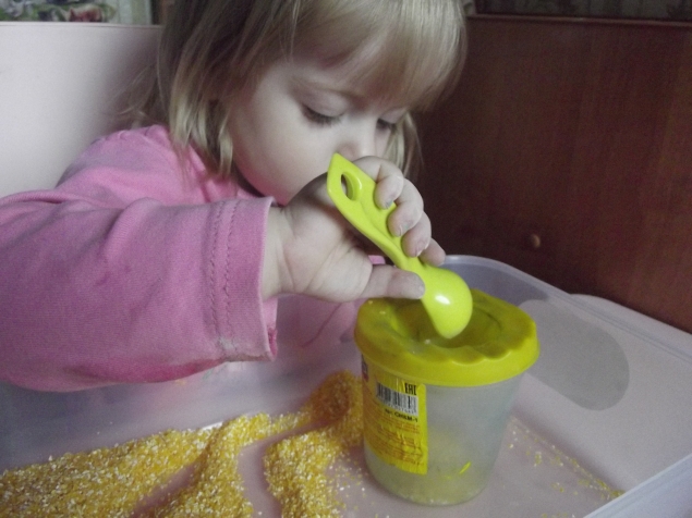 Игры с крупой . Игры с крупой .